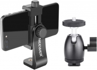 Neewer 360 Degree Rotatable Smartphone Holder Vertical Bracket with Ball Head for iPhone X 8 7 Plus 7 6 Plus, Samsung S8 S7 S6