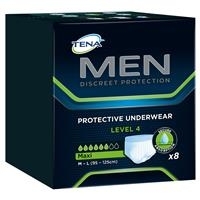 Tena Men Level 4 Pants Medium/Large 8 Pack