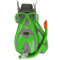 [CLEARANCE] Body Glove Sorrento Adult 4 Piece Dive Set 2.0 Green