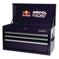 ToolPRO Red Bull Tool Chest 3 Drawer 26 Inch