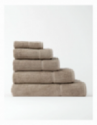 Vue Combed Cotton Ribbed Towel Range Sand