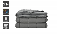 Ovela Mink Dot Weighted Cotton Blanket (2.3KG, Charcoal)