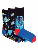 Mitch Dowd Space Man Socks Gift Box Multi 3 Pack