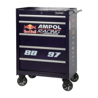 ToolPRO Red Bull Tool Cabinet 5 Drawer 27 Inch