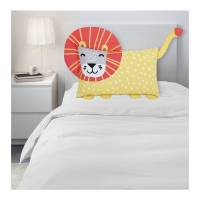 K-D Lion Shaped Pillowcase - Yellow