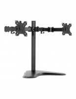 My Plaza Dual LED Monitor Arm Freestanding Stand