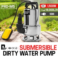 PROTEGE 1500W Submersible Dirty Water Pump Bore Tank Well Steel Automatic Clean