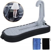 $19.99 - Cyanmor Vehicle Door Step Pedals, Car Door Step Universal Car Folding Ladder With Strong Hook Pedal, Car Door Step Rail Auto