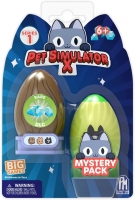 PET Simulator X - Mystery Pet Minifigures 2-Pack (Two Mystery Eggs & Pet Figures, Series 1) [Includes DLC]