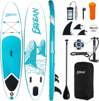 FAYEAN Stand Up Paddle Board 10'x28 x6 Round Board Include Hand Pump, Paddle, Backpack, Coil Leash,Carry Bag, Repair Kit and
