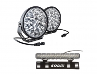 Adventure Kings Domin8r Xtreme 9\u201d LED Driving Lights (Pair) + 15\
