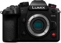 Panasonic LUMIX GH6 25.2MP Mirrorless Micro Four Thirds Camera with Unlimited C4K/4K 4:2:2 10-bit Video Recording, 7.5-Stop