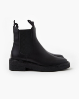 Nic Leather Boot - Black