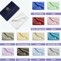 Two-Sided 100% Mulberry Silk Standard Pillow Case Slip Protector Genuine 25 Mm