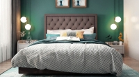 Helios Custom Upholstered Bed Frame With Choice Of Storage Base