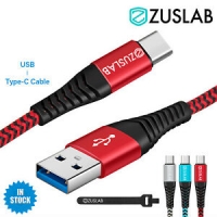$6.95 - ZUSLAB USB Type C 3A Charger Charging Data Nylon Cable For Samsung Huawei Google