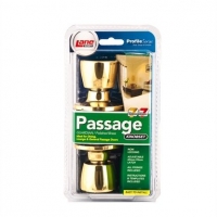 Lane Polished Brass Guardian Passage Knobset