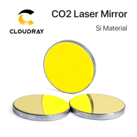 Cloudray Co2 Laser Si reflective Mirrors for Laser Engraver Gold-Plated Silicon Reflector Lenses Dia. 19 20 25 30 38.1 mm