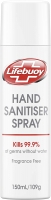 Lifebouy Hand Sanitizer Aerosol Fragrance Free, 150ml - 