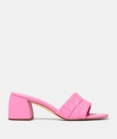LISA PINK QUILTED MULE