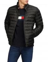 Tommy Hilfiger Core Packable Circular Jacket In Black
