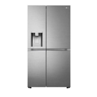 LG 635 Litre Side By Side Refrigerator - Stainless Steel