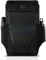 DELL Gaming Backpack 17, Black with Rainbow Reflective Front Panel, 460-BCZE