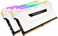 CORSAIR Vengeance RGB PRO 32GB (2x16GB) DDR4 3200MHz C16 Desktop Gaming Memory White ~CMW32GX4M2C3200C16W - 