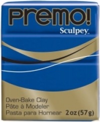Sculpey PE02 5562 Premo- 57g- Ultramarine Blue Polymer Clay, 2-Ounce - 