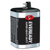 Eveready Black Super Heavy Duty Lantern 6 Volts Battery Device Power Supply