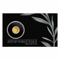 Perth Mint End of WWII 75th Anniversary 2020 0.5g Gold Coin