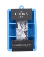 The Cooks Collective Jumbo 6 Cube Ice Tray Blue