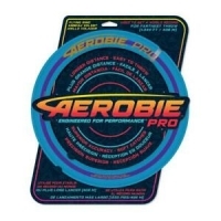 Aerobie Pro 33cm Flying Ring Frisbee Outdoor Fun Play Beach Toy Blue 12y+