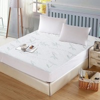 Fitted Waterproof Mattress Protector With Bamboo Fibre Cover Double Size