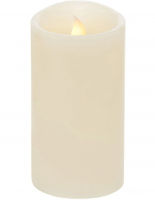 Heritage Premium Wax Coated Flickering Flameless Candle 8x15cm
