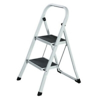 Portable 2 Step Foldable Ladder 25-50cm Step - 4.3kg Lightweight/Stool/Folding