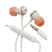Marley Nesta Wired In-Ear Headphones/Earphones Earbud w/ Microphone/Bag Rose GLD