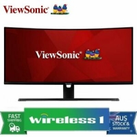 ViewSonic VX3418-2KPC 34inch 144Hz WQHD 1ms Adaptive Sync MVA Curved Gaming M...